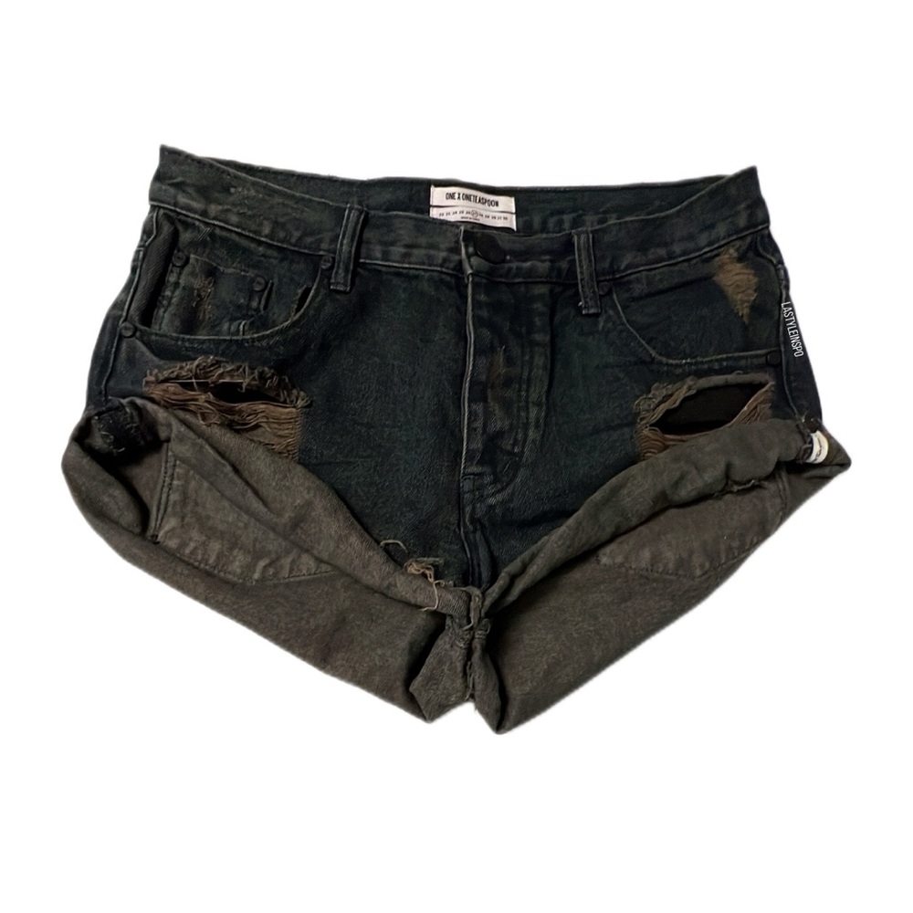 REVOLVE One Teaspoon Denim Shorts in Black Size 27